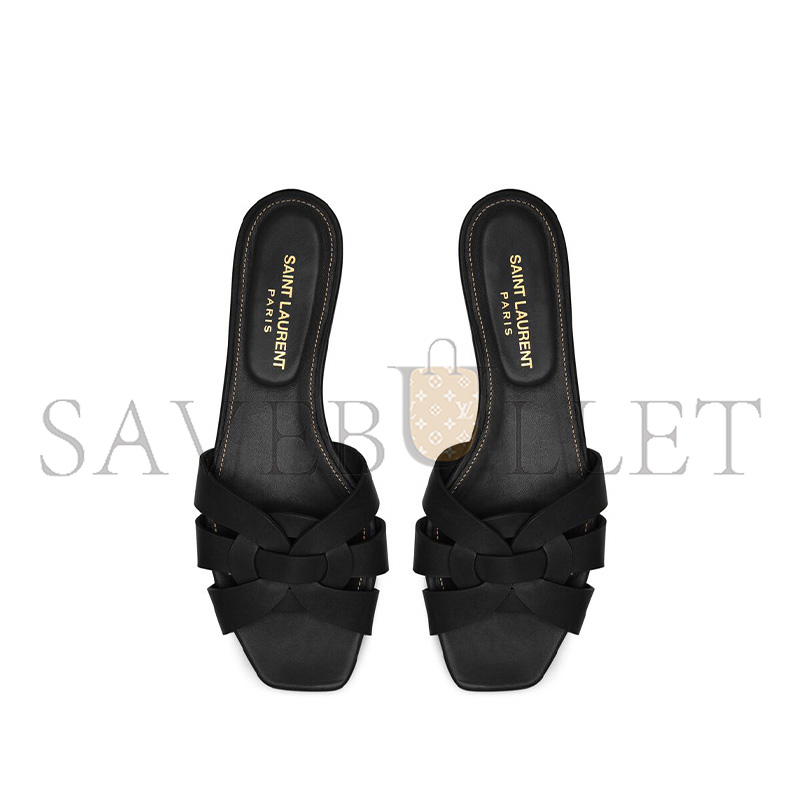 YSL TRIBUTE SANDALS IN SMOOTH LEATHER 571952BDA001000